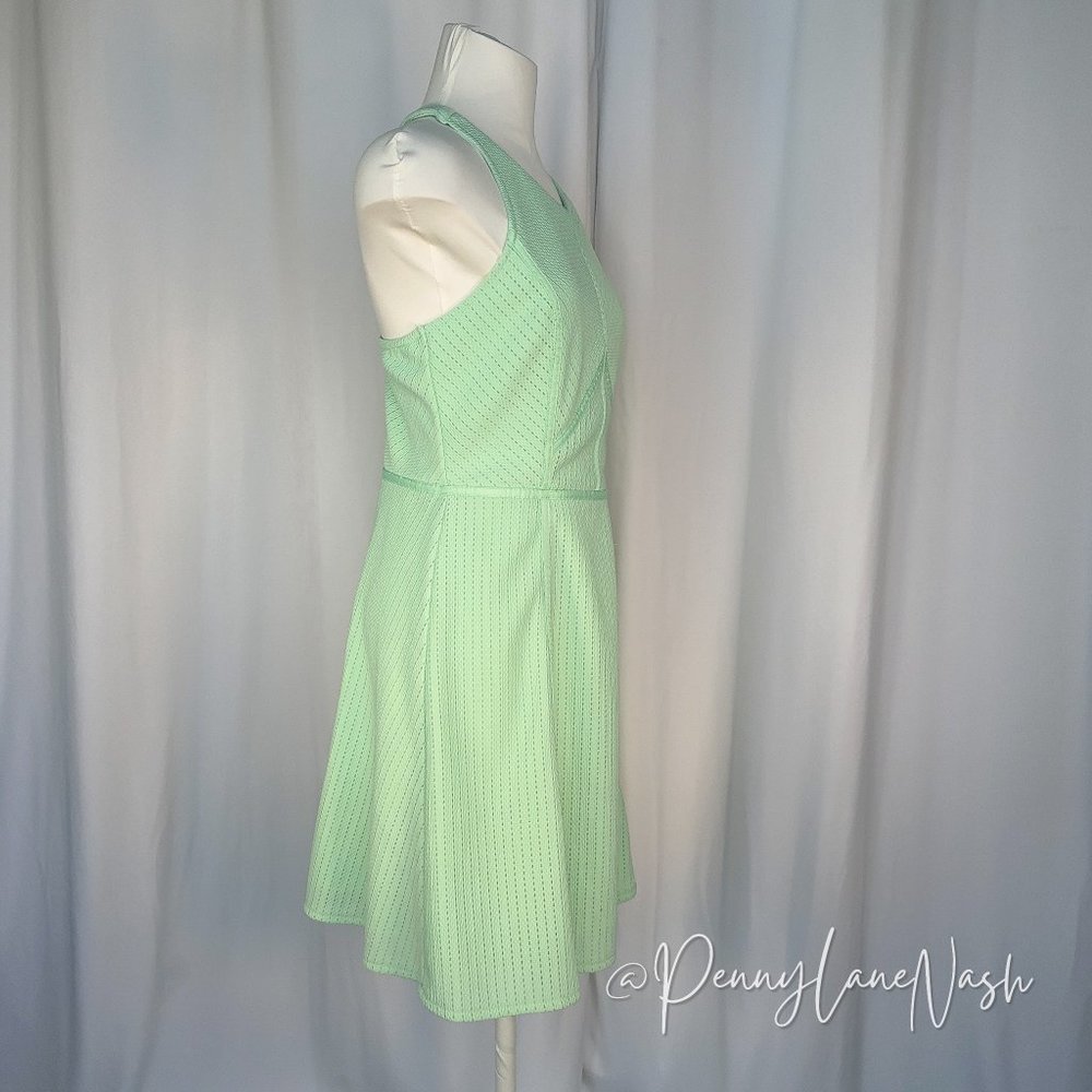 Miami Sleeveless Fit & Flare Dress Mint Green - Picture 5 of 9
